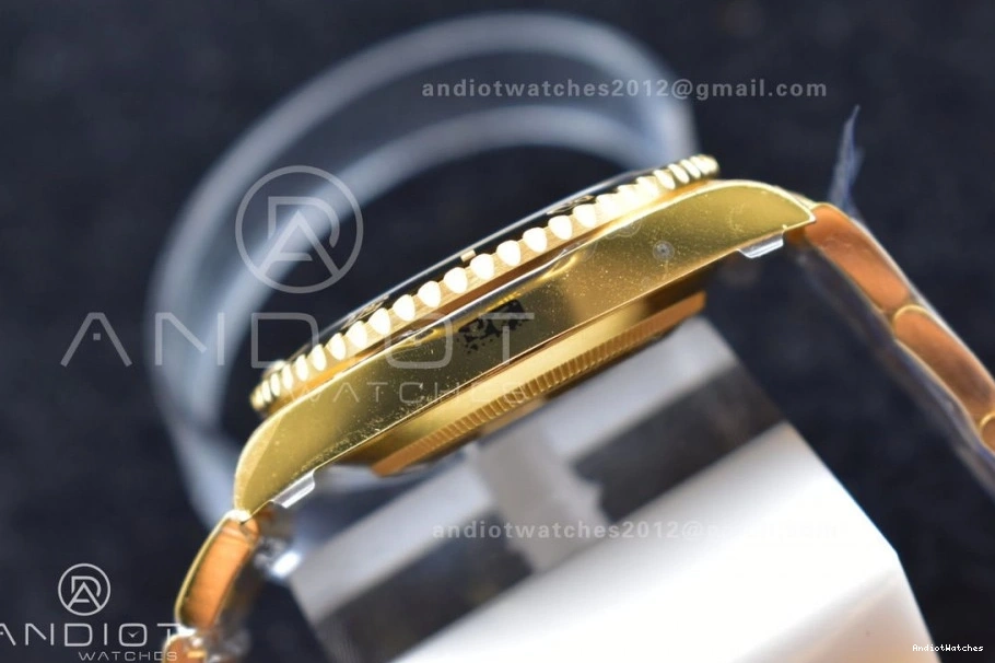 VSF Best LN 1:1 Bold Steel YG Edition Black 904L 1138 VS Ceramic Submariner 126618 0224